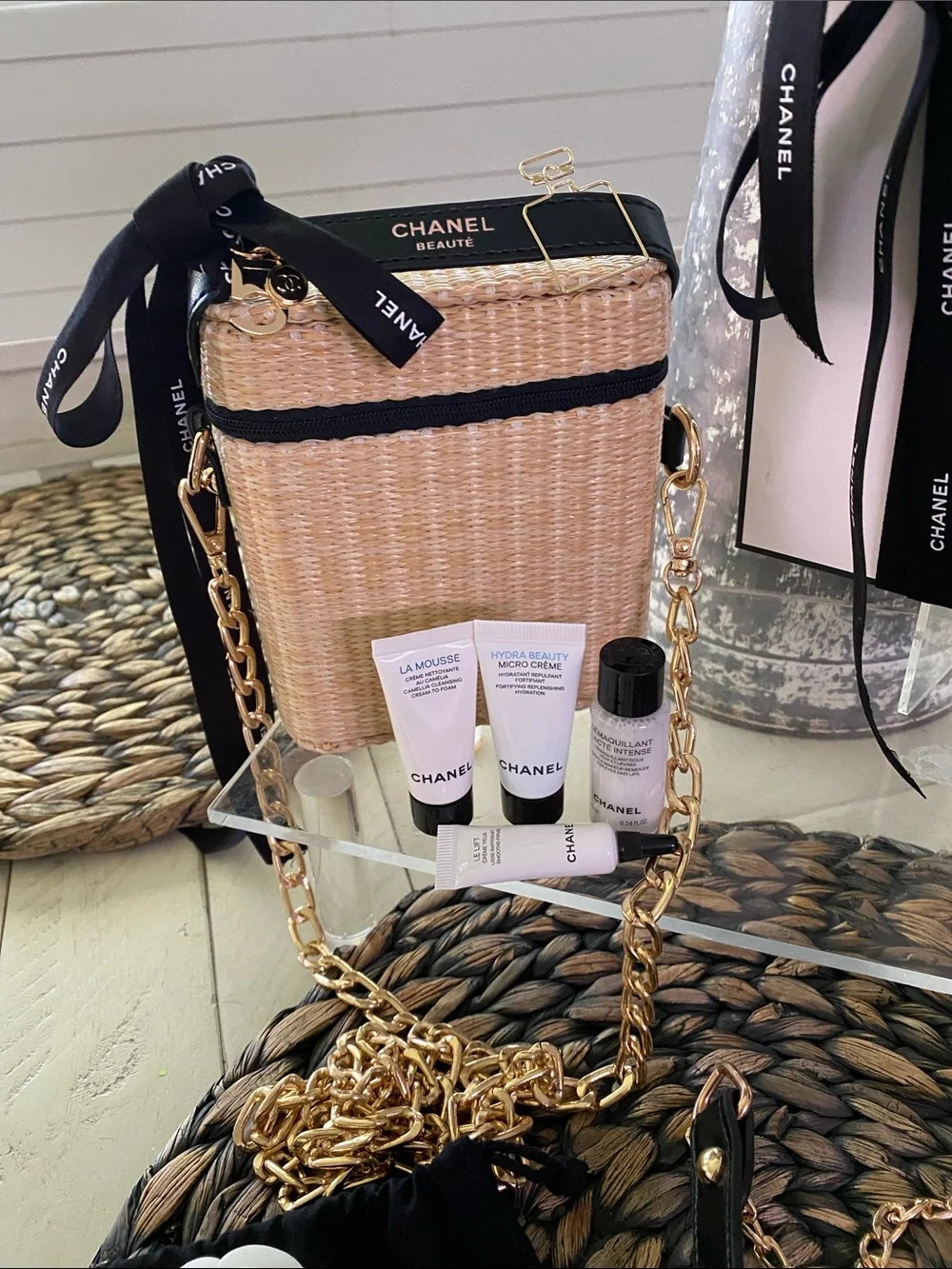 Chanel Limited Edition Les Beiges Essentials Summer Pouch